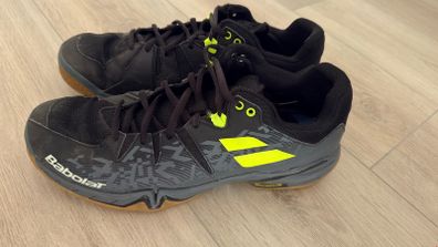 Babolat Shadow Tour Badminton Indoor Court Shoes Black/Fluo Yellow EU 44
