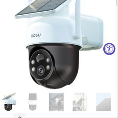 AOSU Outdoor Wireless Security Cameras Single Cam (Brand New & Sealed)