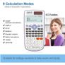 Scientific Calculator 417 Function 2 Line 10+2 Digits Written Display Solar Scientific Calculator Image 7