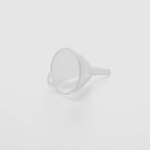 Plastic 8 cm Funnel, Transparent, Small