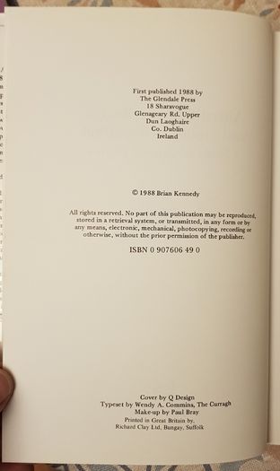 Alfred Chester Beatty And Ireland 1950-1968: A Study In Cultural Politics by Brian P Kennedy (signed)
