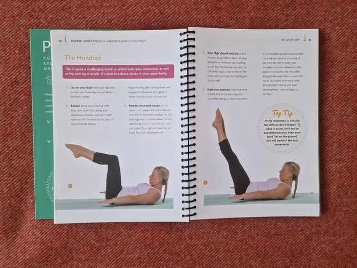 Pilates, Core Strength, Exercises & Daily Routines Book