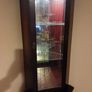 Glass Corner Cabinet with light Image 4