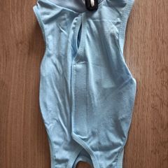 Sky blue cat onesie/recovery suit