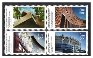 2013 Ireland Contemporary Public Buildings (Glucksman Gallery, Cork Institure of Technology, Croke Park, Fingal County Hall)  Commemorative Stamp Mint Never Hinged (MNH)