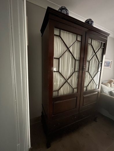 Edwardian mahogany armoire