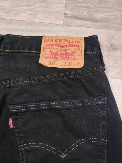 Levis 501 Straight Leg Jeans Mens W32 L33