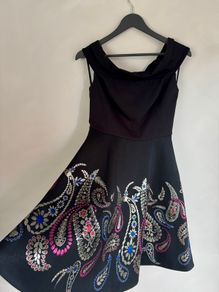 Black Embroidered Dress - Ted Baker