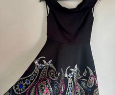 Black Embroidered Dress - Ted Baker