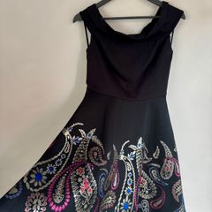 Black Embroidered Dress - Ted Baker
