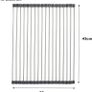 Stainless Steel Over Sink Drainer Rack, Foldable and Removable Drying Mat for Board, Fruit, Vegetables. Kitchen Organiser & Accessories for Sponge Holder Black 43 x 35 Image 6