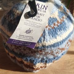 New with Tags Adult Irish Crafted Erin Aran Peak Hat