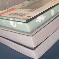 3 storage ottomans