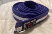 Karate belt purple white stripe