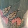 15" Early 20th Century Chinese Hand painted Cylinder Vase Image 6