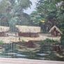 Oil painting  landscape of Kenya Image 6