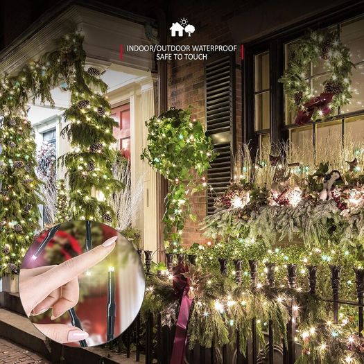 Christmas Tree Cluster Fairy Lights 480 LED 6m