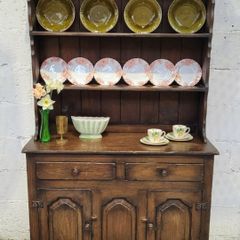 Antique oak welsh dresser
