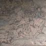 Large Framed Vintage Hunting Scene Wall Tapestry Image 4
