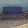 Guy Rodgers mid Century teak Manhattan lounge suite with reclining armchairs Image 7