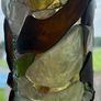 Sea Glass Candle Holder or Coin Bottle Image 4