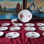 20 Piece Queen Anne Opera Pattern Bone China Gold Gilt Tea Set For 6 Person Setting Made In England Image 7