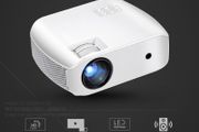 New Projector HD LED Projector for 1080P 3D Home Cinema.