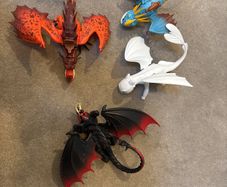 How to train your Dragon toy dragons