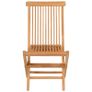 5 Piece Garden Dining Set Solid Teak Wood Image 8