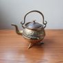 Vintage Brass Spirit Kettle on a stand  Height 31cm Image 8