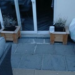 Wooden planter