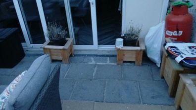 Wooden planter
