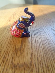 Hand Painted Elephant for Sale