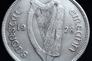 #585 - Ireland - 1928 - Florin - Silver - KM.7