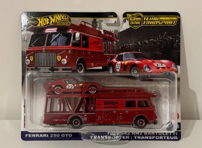 Hot Wheels Premium Team Transport Ferrari 250 GTO + FIAT 642 RN2 BARTOLETTI