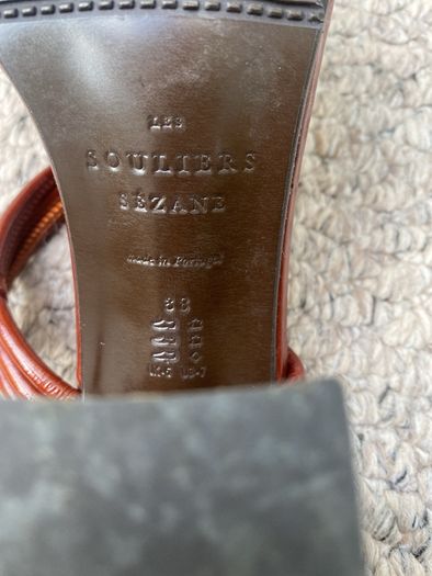 Sezane leather heels