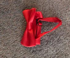 toddler bow tie red brand new never worn