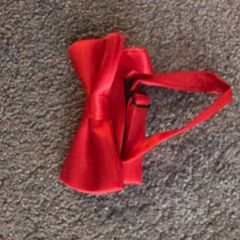 toddler bow tie red brand new never worn