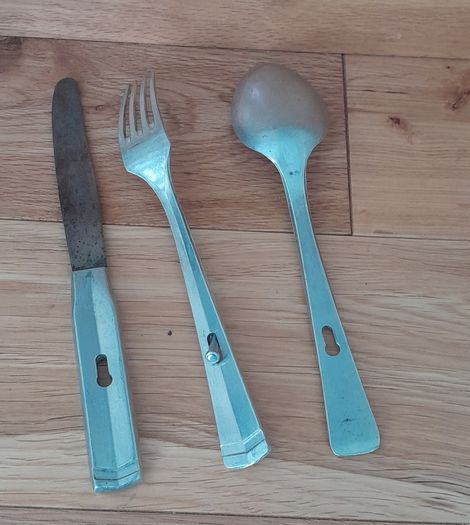 Travel cutlery (knife, fork, spoon)