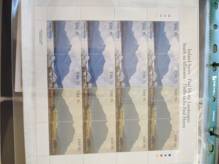 stamps first day covers in anpost albums