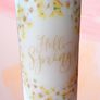 Spring easter decorative pillar candle home table decor Image 2
