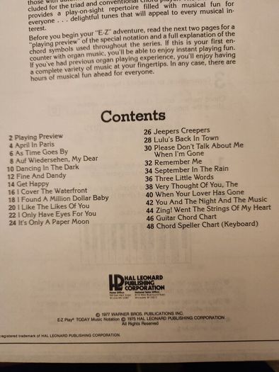 Music Song Books X 2. 100 Songs To Remember. 40 Ezplay  Today. Large Volume Paperback In Good Condition. 38