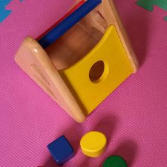 Wooden shape triangle activity
