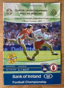 2005 Tyrone v Armagh - GAA All-Ireland Senior Football Championship Semi Final Programme