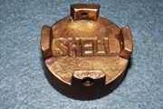 Vintage SHELL 2gal brass oil can cap