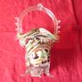 Murano Millefiori Art Glass Basket 10.75 Inches Tall Image 9