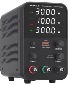 DC power supply (0-30V,0-10A) adjustable, switching power supply, mini high precision 4-digit display with USB fast charging interface, variable lab bench power supply MULTIPLE VARIATIONS AVAILABLE, SEE DESCRIPTION (FREE POSTAGE)