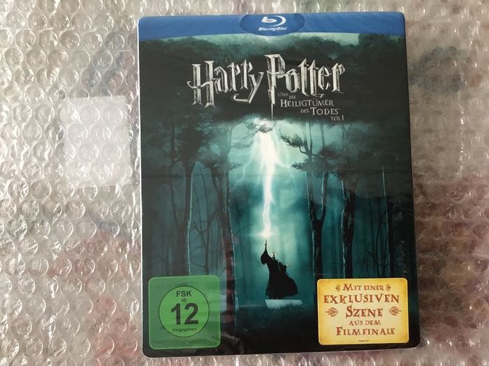 Harry Potter Deathly Hallows  Parts 1 +2 Blu Ray Sealed STEELBOOKS