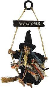 Halloween Chain Hanging Ghost Decorations Scary Witch Ghost Hanging Party Decoration Bars House Craft Ornaments for Party Nightclub Outdoor Wall Hanging Deco