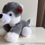 Canada stuffed plush Husky with Maple Leaf embroidery Image 2